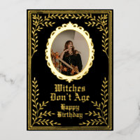 carte d'anniversaire personnalisée sorcières ne vi