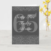 Carte d'anniversaire personnalisée supplémentaire (Fleur jaune)