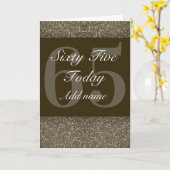 Carte d'anniversaire personnalisée supplémentaire  (Fleur jaune)