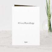 Carte d'anniversaire personnalisée supplémentaire  (Dos)