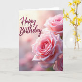 Carte d'anniversaire Pétales Éthérés (Fleur jaune)