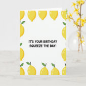 Carte d'anniversaire pétillante (Fleur jaune)