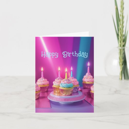 Carte d'anniversaire petite, 10 x 14 cm (Devant)