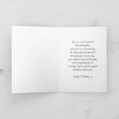 Carte d'anniversaire - petite-fille - tarte de (Intérieur)