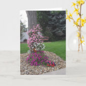 Carte d'anniversaire Petunias (Fleur jaune)