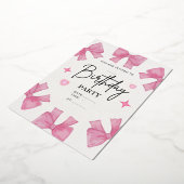 Carte d'anniversaire photo en écriture élégante et (Rotation)