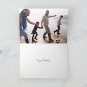 Carte d'anniversaire photo moderne pour grand-mère (Intérieur)