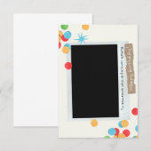 Carte d'anniversaire photo personnalisée (Devant / Derrière)