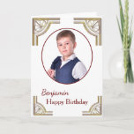 Carte d'anniversaire - Photo personnalisée<br><div class="desc">Carte d'anniversaire - Photo Custom est une carte que vous pouvez recréer par vous-même. Laissez ou remplacez la photo par la vôtre sur la couverture et remplacez les mots sur la couverture et à l'intérieur. Profitez de</div>