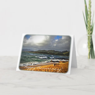 Carte d'anniversaire - photographie de plage