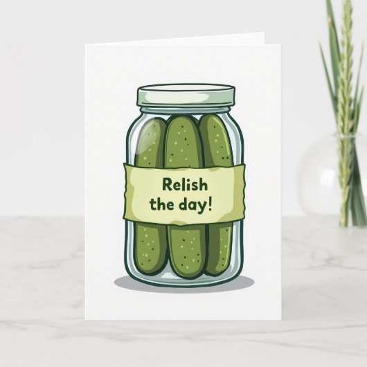 Carte d'anniversaire Pickled Sweet (Devant)