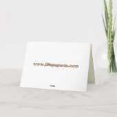 Carte d'anniversaire Pig Mud Puddle (Dos)
