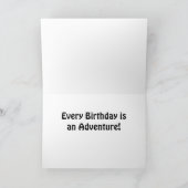 Carte d'anniversaire - Pilote (Intérieur)