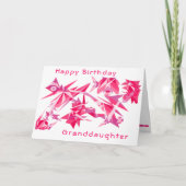Carte d'anniversaire Pink & Purple (Devant)