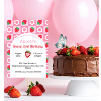 Carte d'anniversaire Pink & Red Berry - Keepsaké