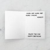 CARTE D'ANNIVERSAIRE PINOCCHIO (Intérieur)