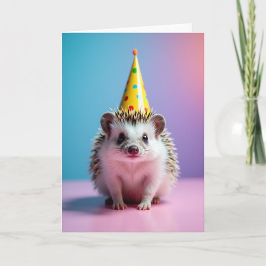 Carte d'anniversaire piquante douce (Devant)