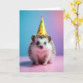 Carte d'anniversaire piquante douce (Fleur jaune)