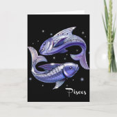 Carte d'anniversaire Pisces (Devant)