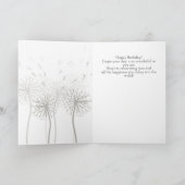 Carte d'anniversaire Pissenlit (Intérieur)