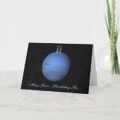Carte d'anniversaire Planète Neptune (Devant)