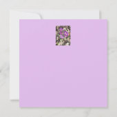 Carte d'anniversaire Plat de Crocus pourpre (Dos)