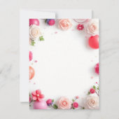 Carte d'anniversaire plate Conception de la carte  (Devant)