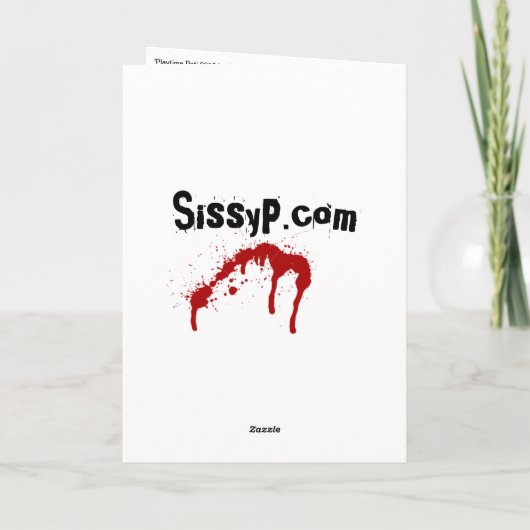 Carte d'anniversaire 'Playtime Pet' Zombie (Dos)