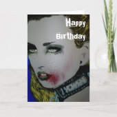 Carte d'anniversaire 'Playtime Pet' Zombie (Devant)