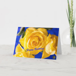 Carte d'anniversaire pliable