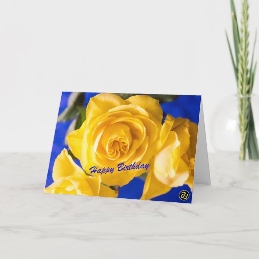 Carte d'anniversaire pliable (Devant)