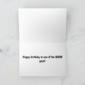 Carte d'anniversaire pliante Joyeux Anniversaire (Intérieur)