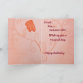 Carte d'anniversaire pliée (Intérieur)