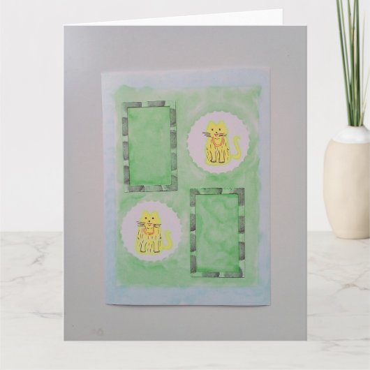 Carte d'anniversaire pliée (Devant)