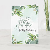 Carte d'anniversaire pliée à thème chrétien (Devant)