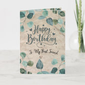 Carte d'anniversaire pliée à thème chrétien (Devant)