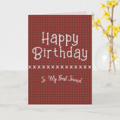 Carte d'anniversaire pliée à thème chrétien (Fleur jaune)