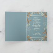 Carte d'anniversaire pliée à thème chrétien (Intérieur)