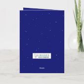 Carte d'anniversaire pliée avec Alien (Dos)