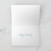 Carte d'anniversaire pliée d'enfants dans un batea (Intérieur)