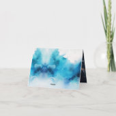 Carte d'anniversaire pliée pour astronaute dans l' (Dos)