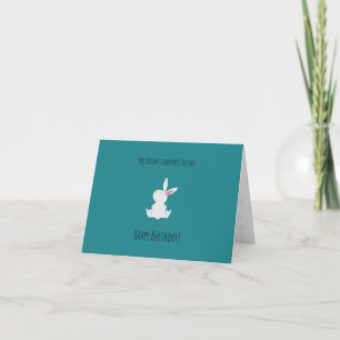Carte d'anniversaire pliée pour les enfants