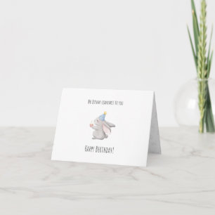 Carte d'anniversaire pliée pour les enfants