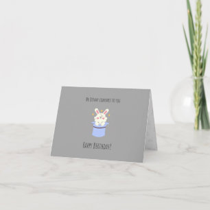 Carte d'anniversaire pliée pour les enfants