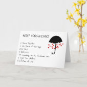 Carte d'anniversaire "Pluie d'amour" (Fleur jaune)