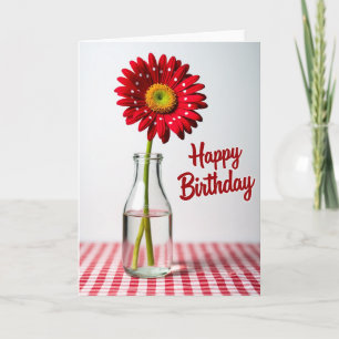 Carte d'anniversaire Polka Dot Bloom