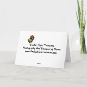 Carte d'anniversaire polonaise mignonne Coeurs de  (Dos)