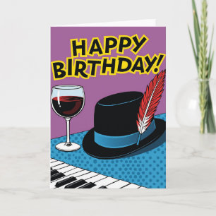 Carte d'anniversaire Pop Art