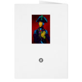 Carte d'anniversaire Pop Art d'Horatio Nelson (Dos)