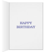 Carte d'anniversaire Pop Art d'Horatio Nelson (Intérieur (Droit))